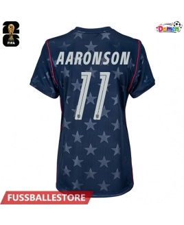 Günstige Vereinigte Staaten Brenden Aaronson #11 Auswärtstrikot Damen WM 2026 Kurzarm